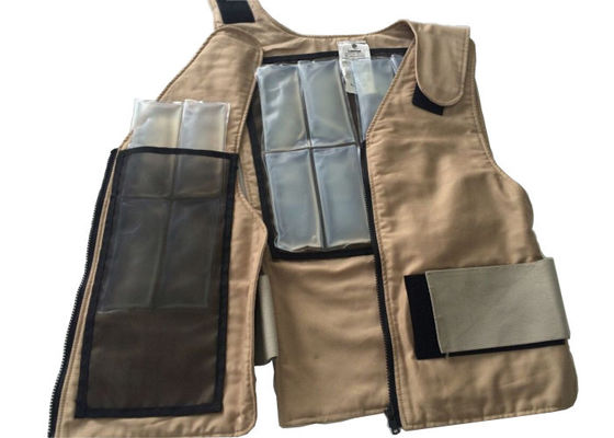 Gilet de refroidissement respirable unisexe de PCM de tissu de coton